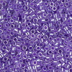 11/0 Delica Bead #0249 Crystal Purple Ceylon Lined 5.2g