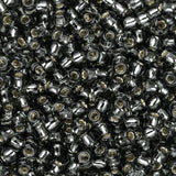 Perles de rocaille Toho 11/0 #29B Flacon gris doublé d'argent 8-9g