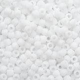 Perles de rocaille Toho 11/0 # 41F flacon de 8 à 9 g blanc givré opaque