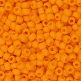 Perles de rocaille Toho 11/0 # 42DF Cantelope givrée opaque Flacon de 8 à 9 g