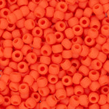 Perles de rocaille Toho 11/0 # 50F Opaque Sunset Orange 8-9g Flacon