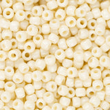 Perles de rocaille Toho 11/0 #51 Beige clair opaque Flacon de 8 à 9 g