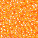 Perles de rocaille Toho 11/0 # 802 Orange fluo lumineuse Flacon de 8 à 9 g