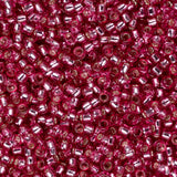 15/0 Toho Rocailles #2218 Silver Lined Mauve 8-9g Flacon