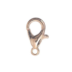 15mm Rose Gold Lobster Clasp 10/pk