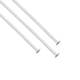 Épingles à Tête en Argent Sterling 21g, 2 pouces 5/pk