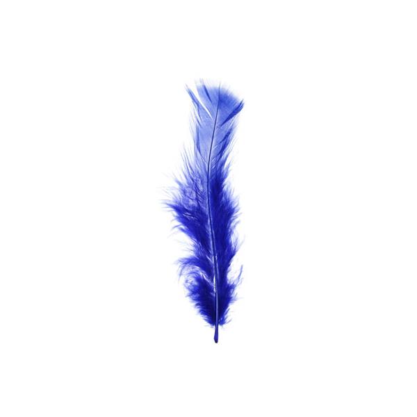 Royal Blue Marabou Feathers (5to 6)