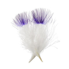 Marabou Feathers Two Tone Purple 6g