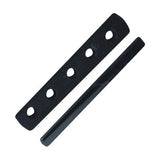 Perles d'espacement en os noir à 5 trous 10/pk