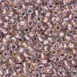 Perles de rocaille Toho 11/0 #267 Flacon de cristal doublé d'or rose 8-9g