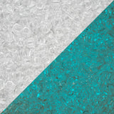 11/0 Perles de Rocailles Toho #2701 Cristal/Glow Blue Flacon de 8-9g