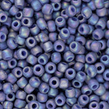 11/0 perles de rocaille Toho # 2636F arc-en-ciel semi-émaillé bleu doux flacon de 8-9 g