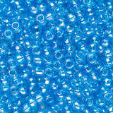 11/0 perles de rocaille Toho # 163B transparent arc-en-ciel foncé Aqua 8-9g flacon