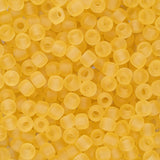 11/0 perles de rocaille Toho # 2F topaze claire givrée transparente flacon de 8 à 9 g