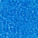 11/0 perles de rocaille Toho # 3B aigue-marine foncée transparente flacon de 8-9 g