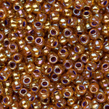 11/0 perles de rocaille Toho # 1825 Jacinthe arc-en-ciel doublée de violet Flacon de 8 à 9 g
