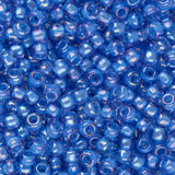11/0 perles de rocaille Toho # 309 saphir clair doublé bleu flacon de 8-9 g