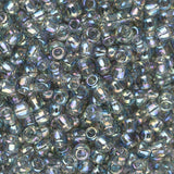 11/0 perles de rocaille Toho # 176 transparent arc-en-ciel diamant noir flacon de 8-9 g
