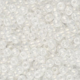 11/0 perles de rocaille Toho # Y630 cristal suédé flacon de 8 à 9 g