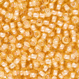 Perles de rocaille Toho 11/0 # 955 Jonquille doublée d'abricot clair Flacon de 8 à 9 g