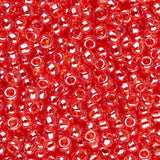 Perles de rocaille Toho 11/0 #109 Flacon de cristal lustré doublé de coucher de soleil tropical 8-9g