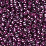 Perles de rocaille Toho 11/0 #1076 Flacon gris doublé magenta 8-9g