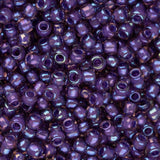 11/0 perles de rocaille Toho # 928 violet ligné arc-en-ciel Rosaline 8-9g flacon