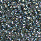 11/0 perles de rocaille Toho # 176B transparent arc-en-ciel gris flacon de 8-9 g