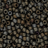 11/0 perles de rocaille Toho # 83F givré métallisé Iris brun 8-9g fiole