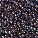 11/0 perles de rocaille Toho # 166C transparent arc-en-ciel améthyste flacon de 8-9 g