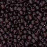 11/0 perles de rocaille Toho # 6CF flacon d'améthyste givré transparent 8-9g