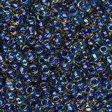 11/0 perles de rocaille Toho # 929 Capri doublé arc-en-ciel jaune clair flacon de 8-9 g