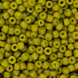 Perles de rocaille Toho 11/0 #2600F Citronnelle semi-émaillée Flacon de 8 à 9 g