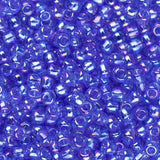 11/0 perles de rocaille Toho #178 saphir arc-en-ciel transparent flacon de 8-9g