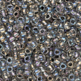 Perles de rocaille Toho 11/0 #266 Flacon de 8 à 9 g en cristal doré doublé de gris