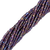 13/0 Czech Charlottes #21060 Transparent Améthyste Iris 12str/Hank