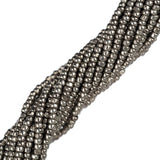 13/0 Czech Charlottes #68807 Métallisé Acier 12str/Hank