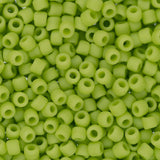 Perles de rocaille Toho 11/0 # 44F Pomme aigre givrée opaque Flacon de 8 à 9 g
