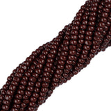 11/0 Czech Charlottes #13780 Opaque Brun Foncé 12str/Hank