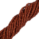 13/0 Czech Charlottes #13600 Opaque Brun Clair 12str/Hank