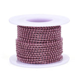 Métal 2mm Rose Strass Bande 10yd/pk
