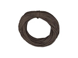 Craft Medley Waxed Cotton Cord 1mm Dark Brown 10yd