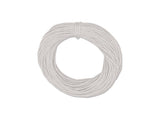 Cordon en coton ciré 1 mm blanc 10 m/paquet