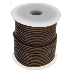 2mm Brown Leather Cord 25m