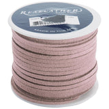 Realeather Suede 1/8" Lace 25yd Pink