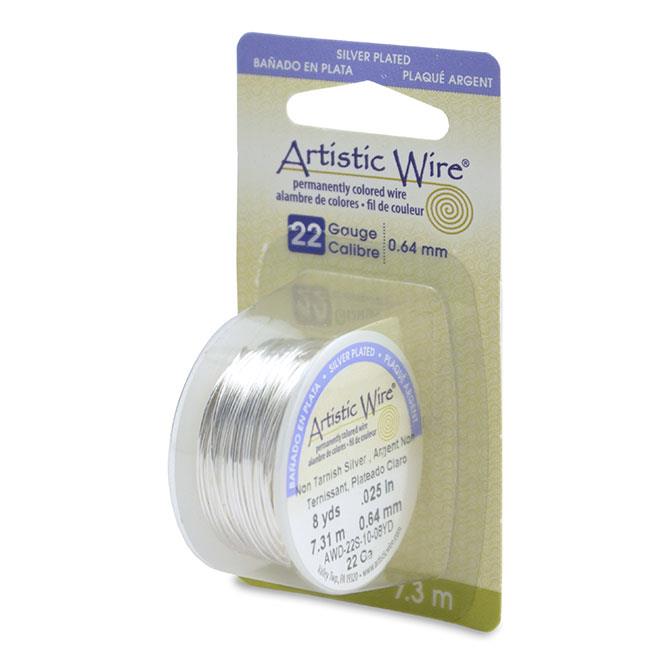 Artistic Wire 22 Gauge 8yd-Bare Copper - Tarnishable, Pk 4, Artistic Wire 