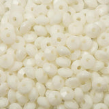Perles rondelles en plastique de 5 mm 1000/pqt - Blanc