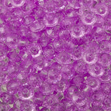 Rondelle Plastic Beads 5mm Light Amethyst 1000/pk