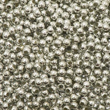 Perles Artisanales 3mm Argent Métallisé 1000/pqt