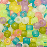 Crow Beads Glow In The Dark Multi Mix 1000/pk